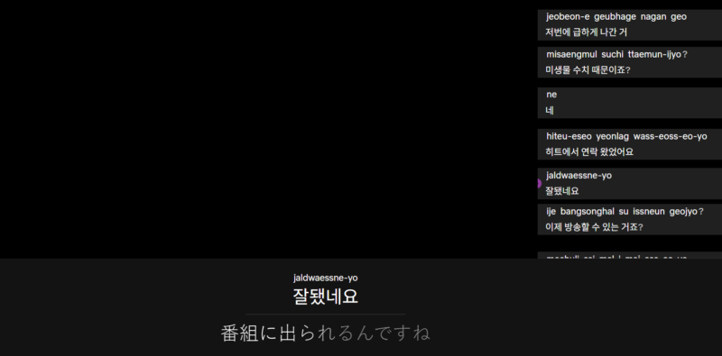 Netflix二重言語画面